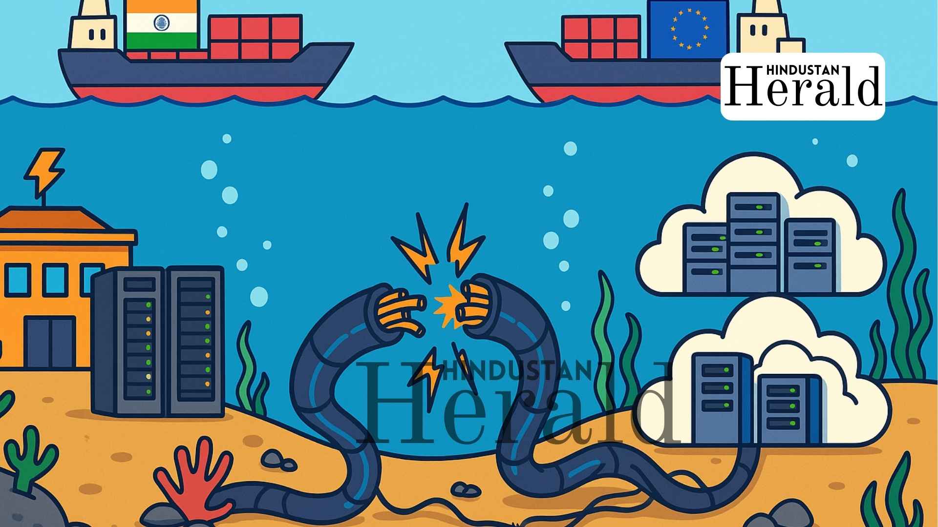 Red Sea cable cuts internet