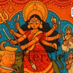 Trump Durga Pandal demon