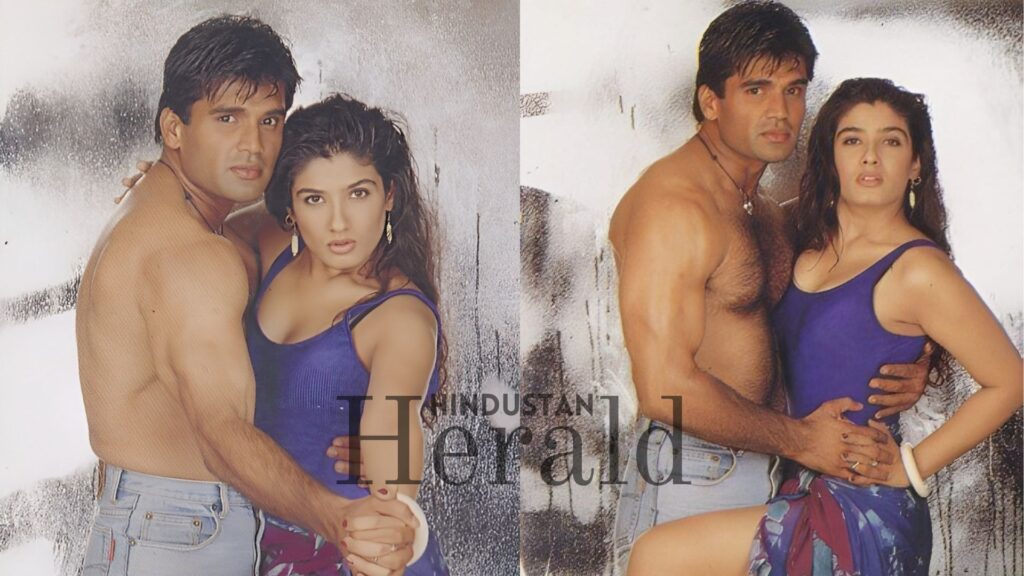 Sunil Shetty Raveena Tandon photoshoot