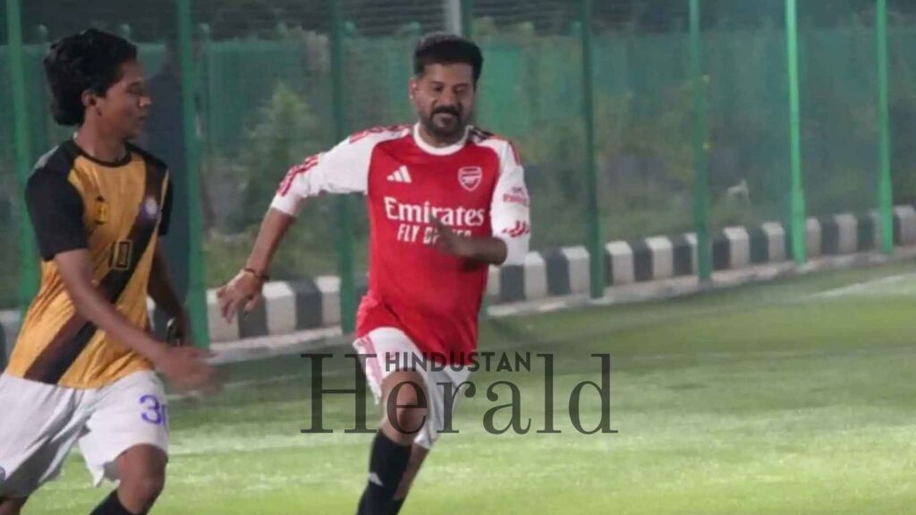 Revanth Reddy Messi match