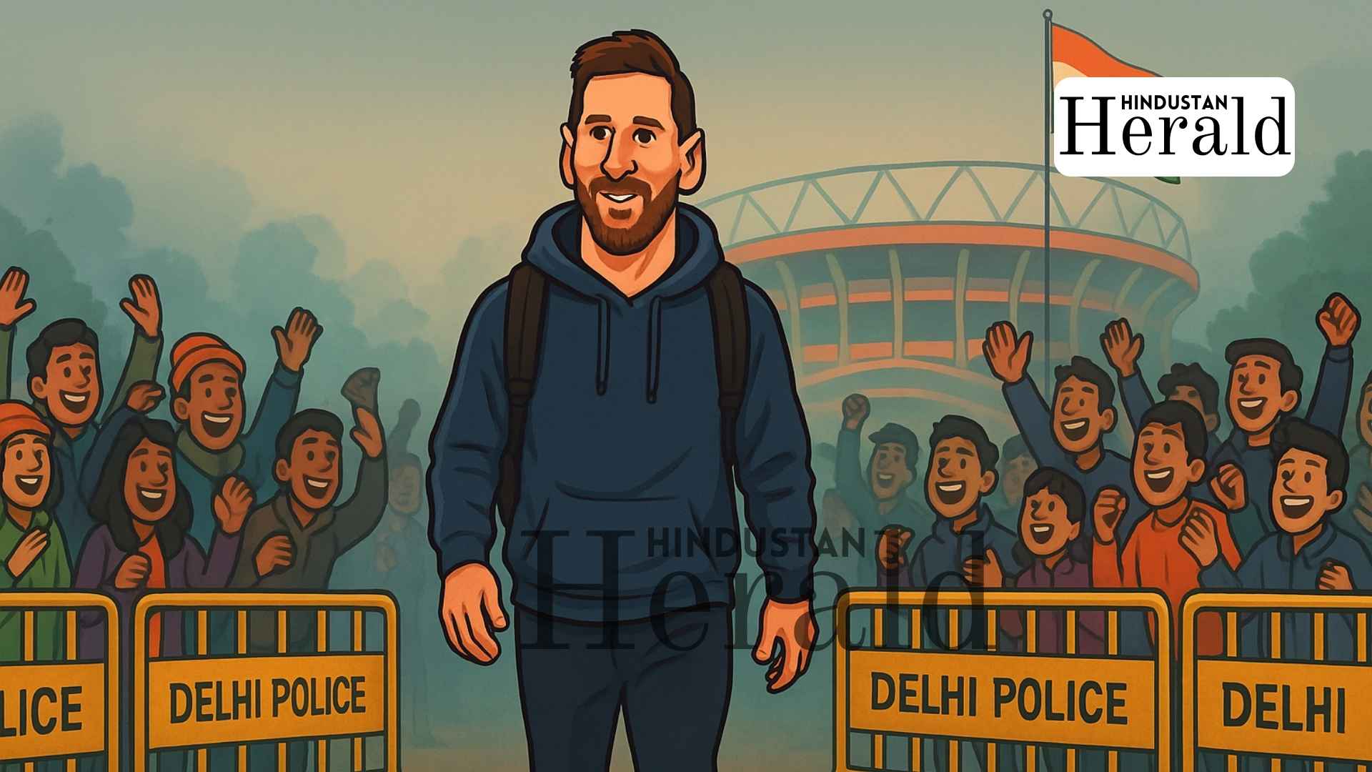 Messi Delhi Visit