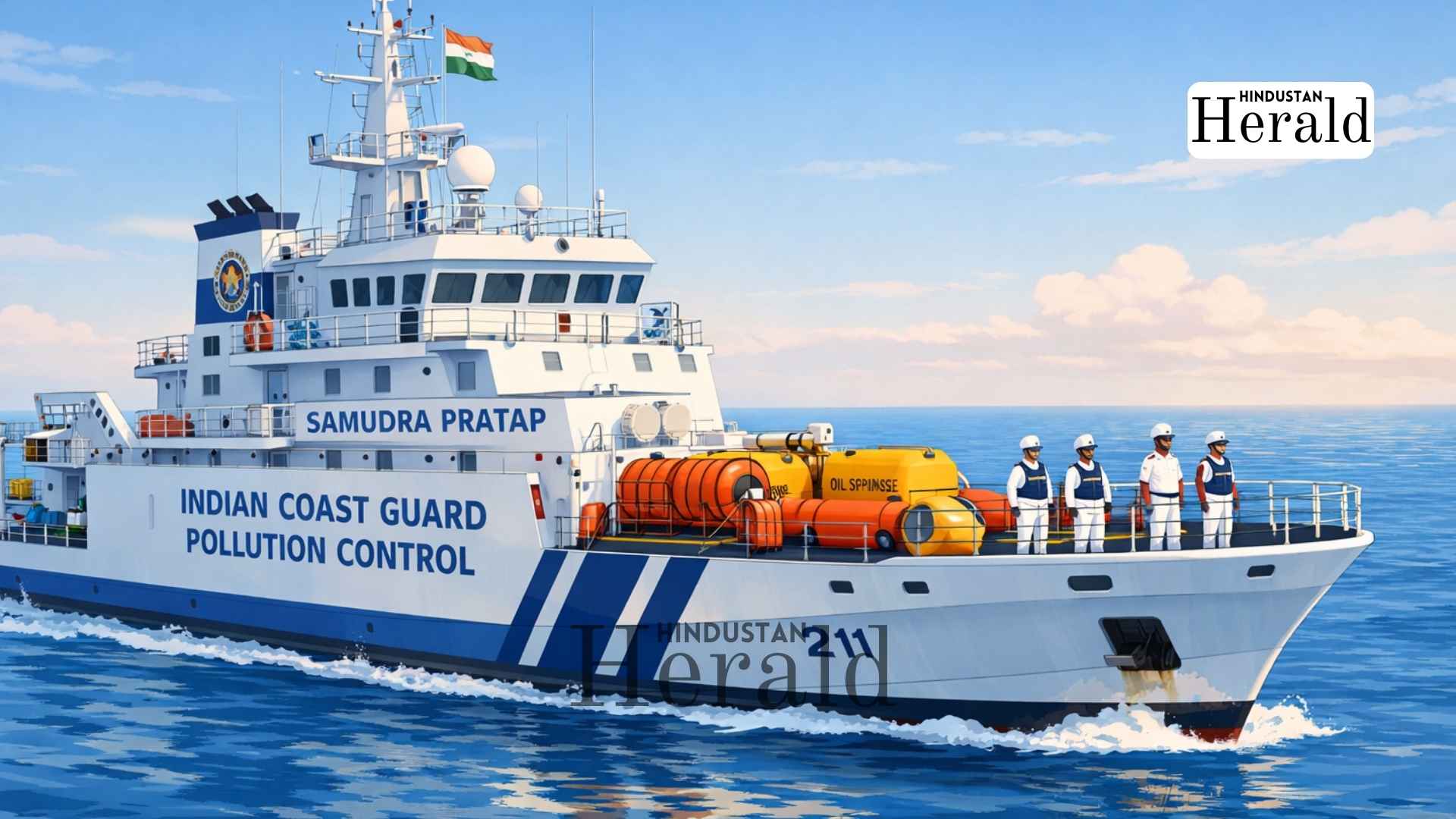 ICGS Samudra Pratap Pollution