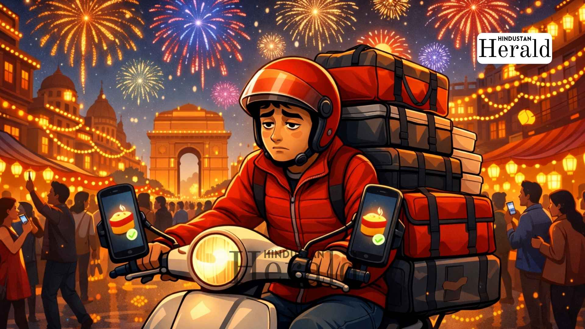 Zomato gig workers strike