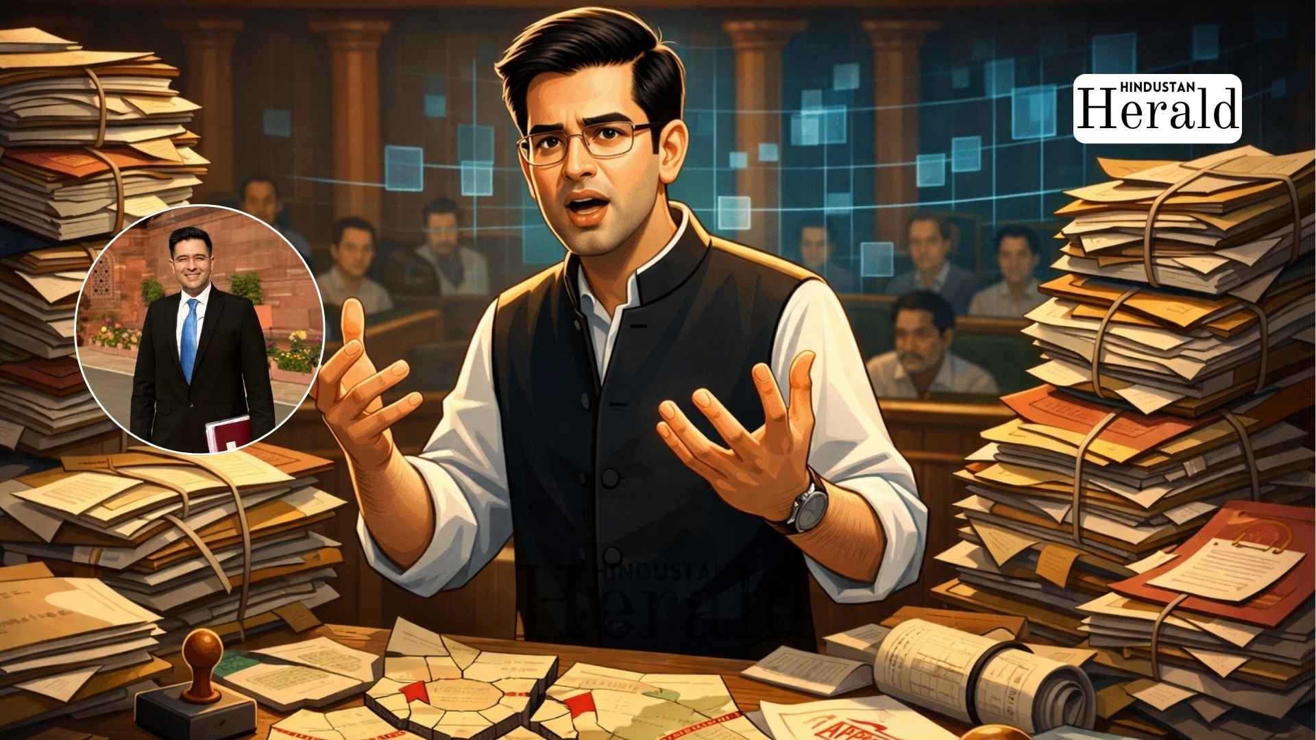 Blockchain land records Raghav Chadha