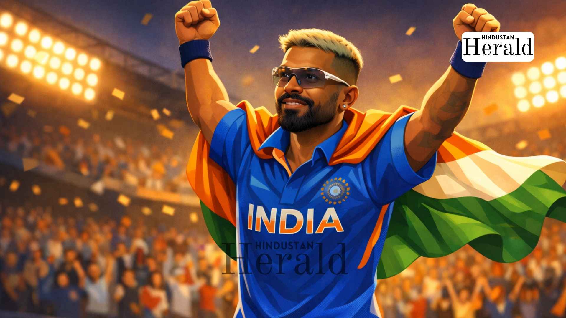 Hardik Pandya Flag