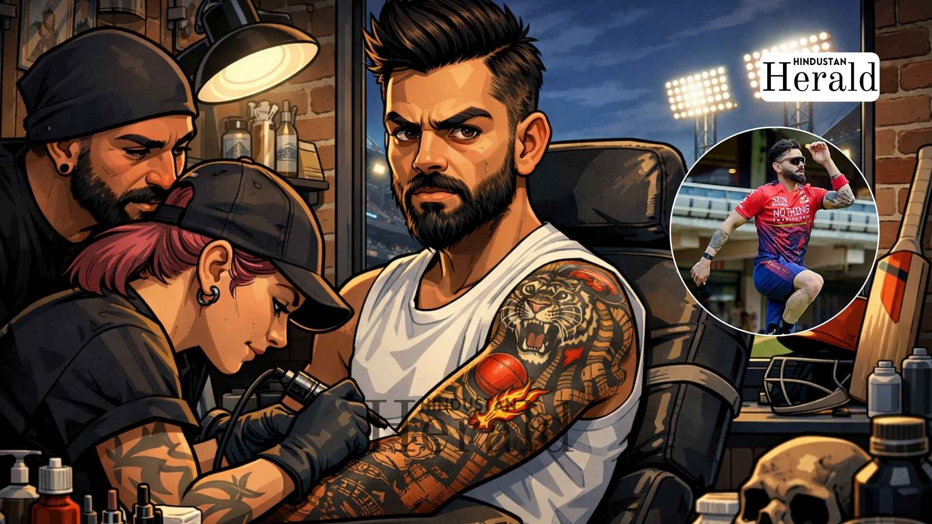 Virat Kohli Tattoo