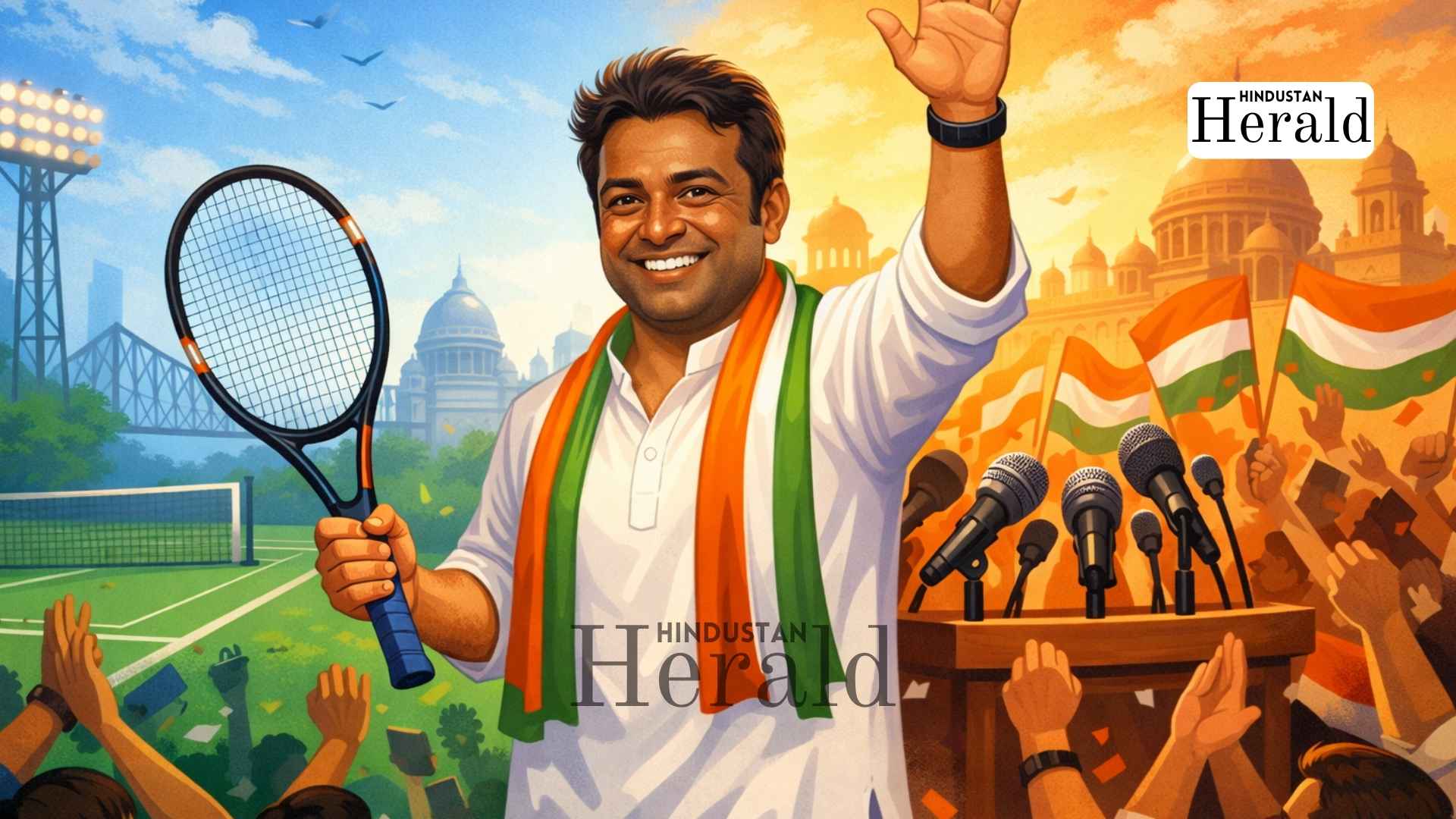 leander paes bjp