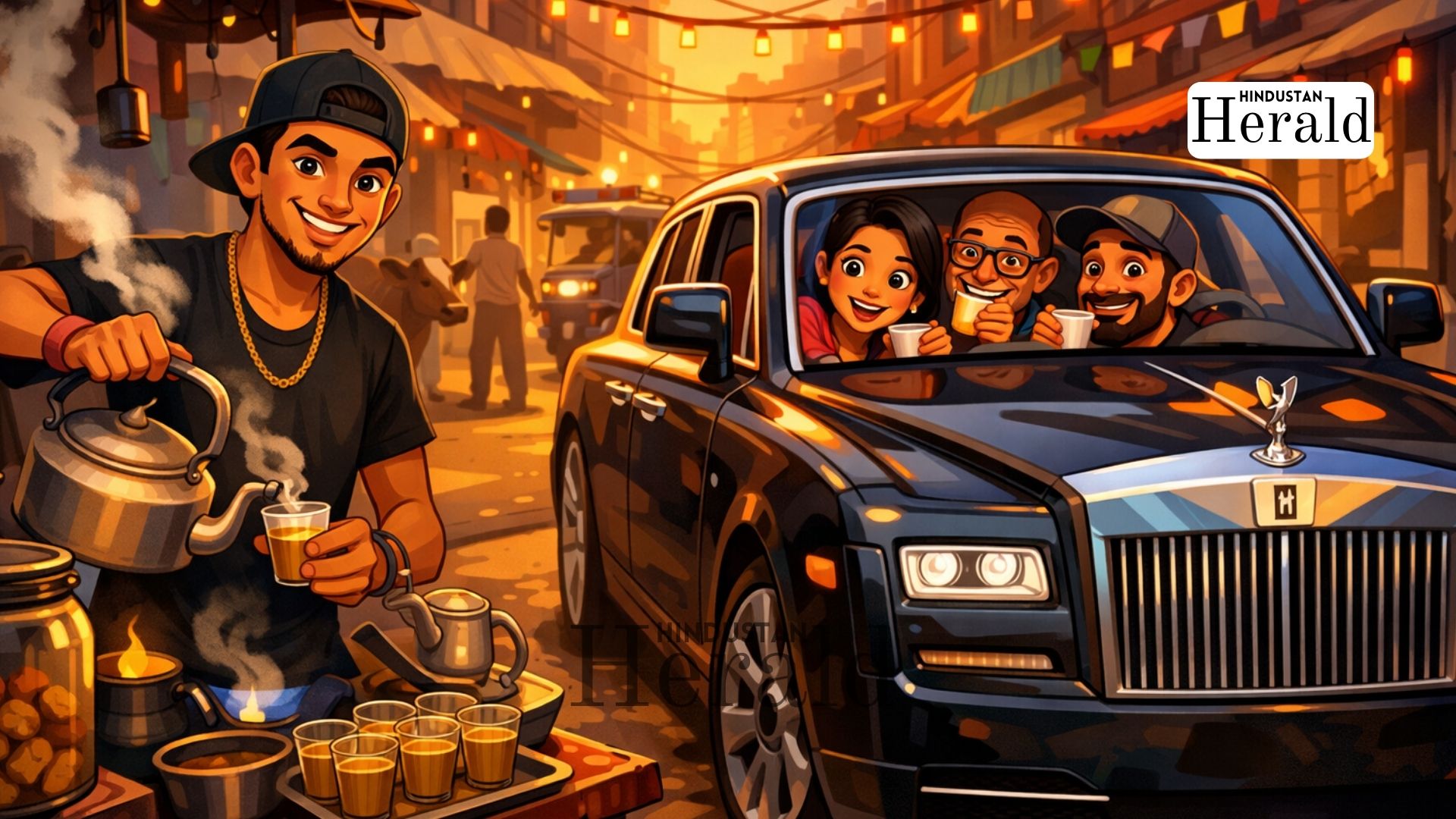 Chai, Rented Rolls-Royce