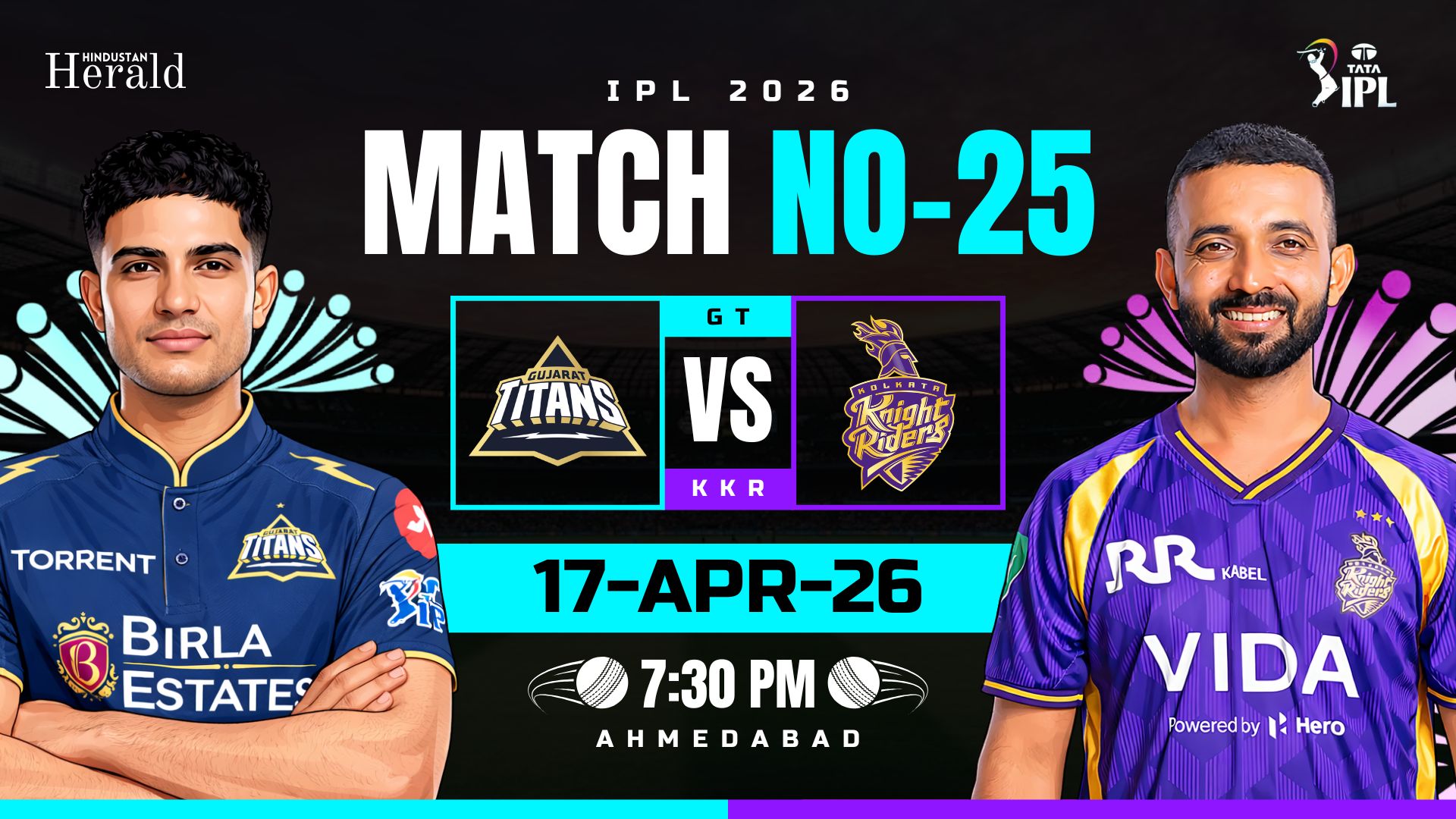 GT Vs KKR