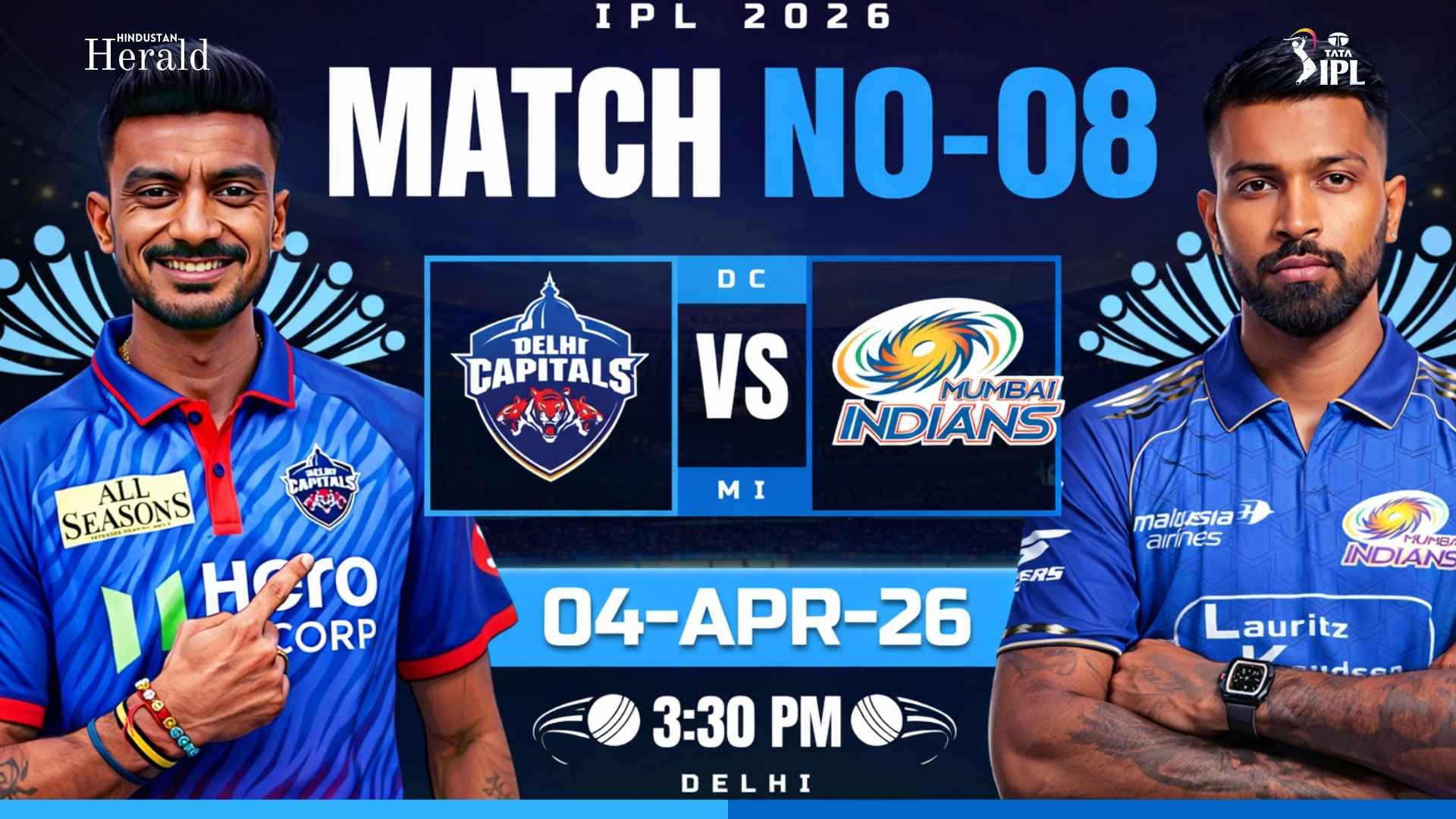 DC VS MI, IPL