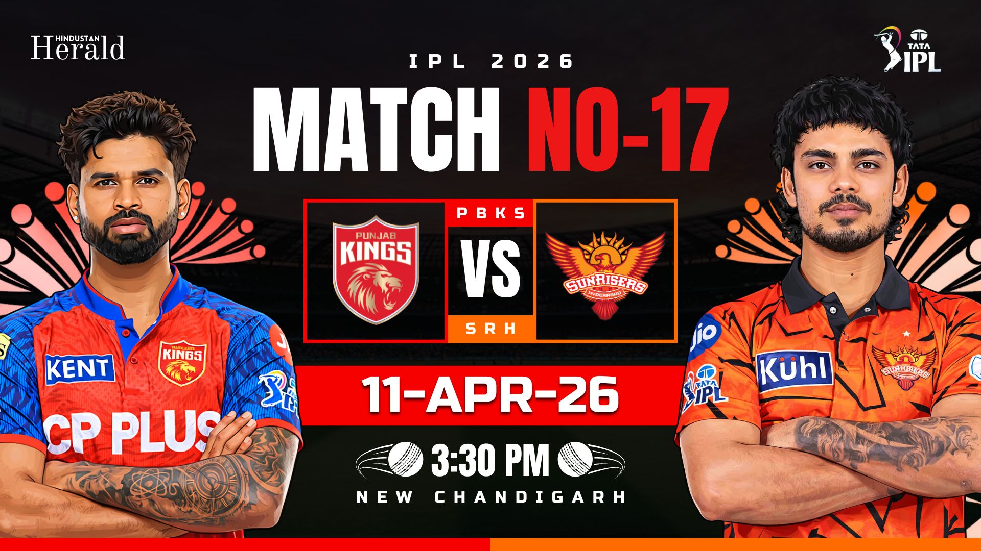 PBKS Vs SRH