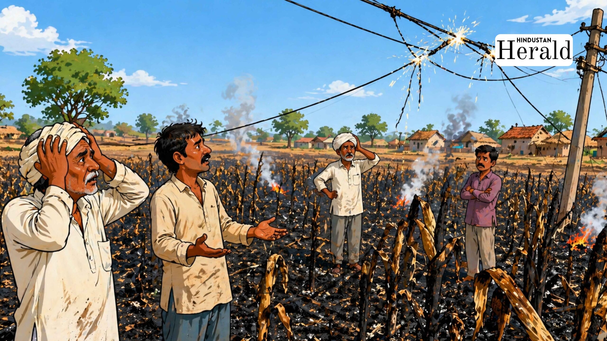 Pembi Mandal Crop Fire