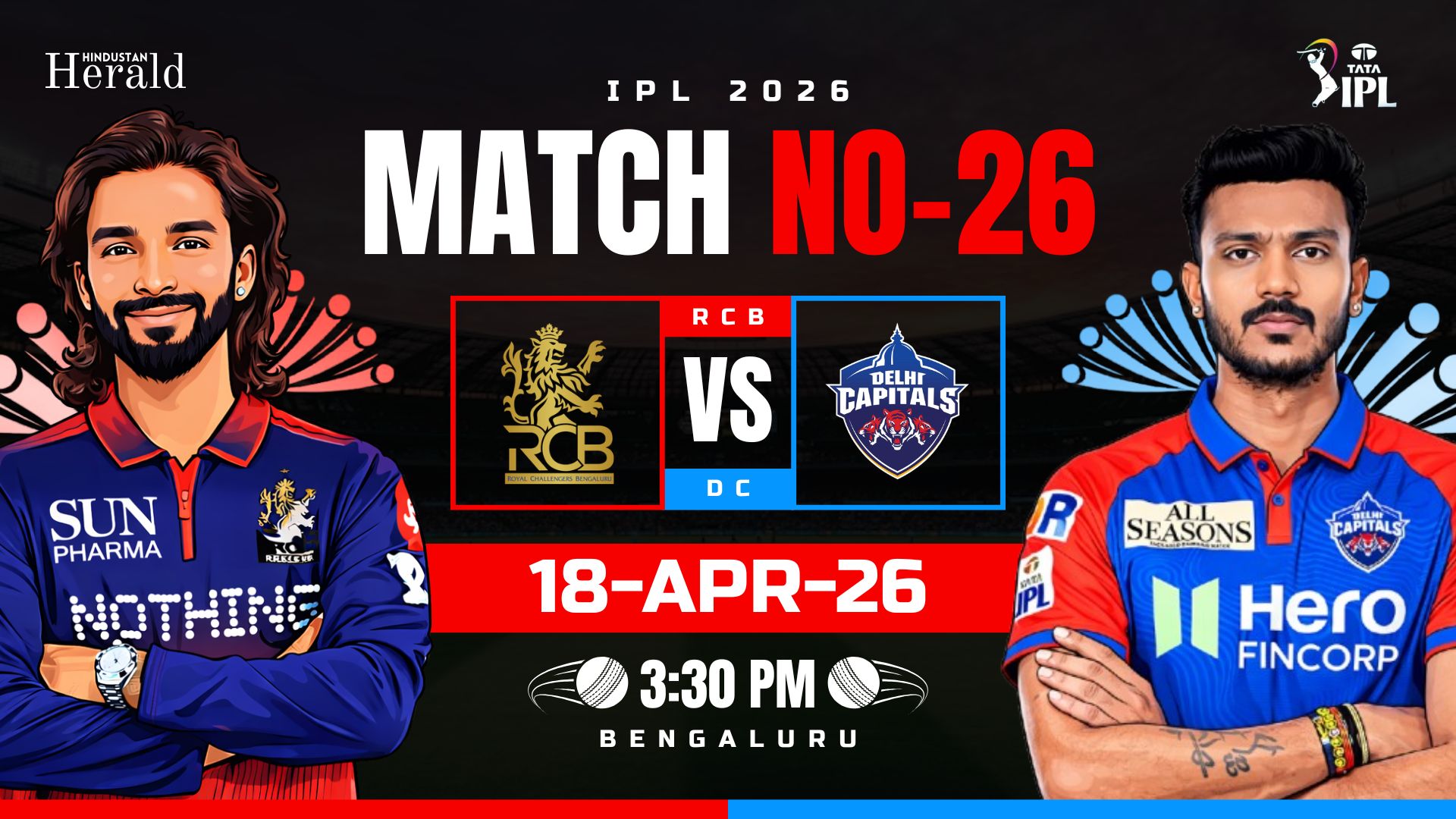RCB VS DC