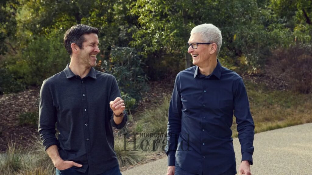 Tim Cook and John Ternus
