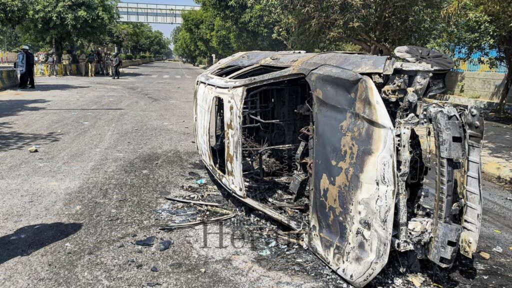 Noida Workers Protest