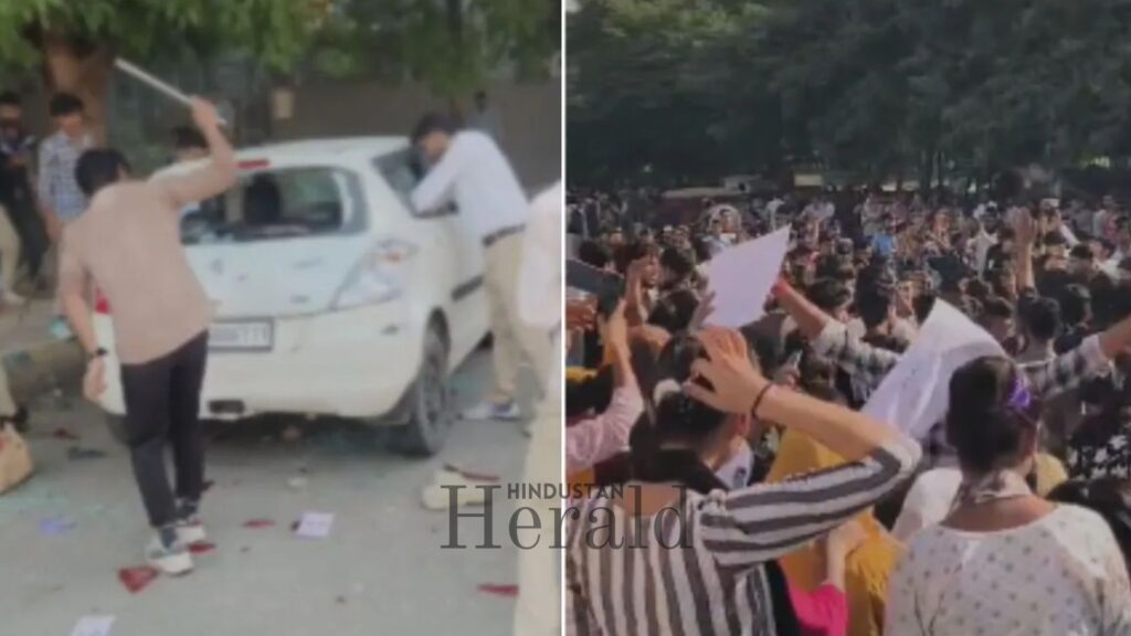 Noida Workers Protest