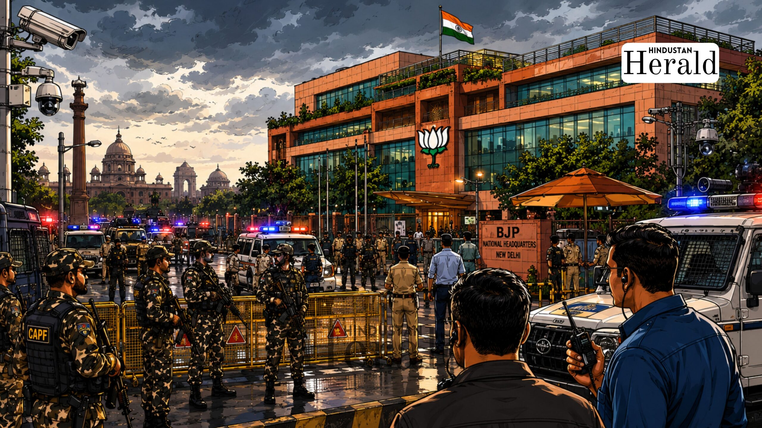 BJP Bharatiya Janata Party national headquarters.