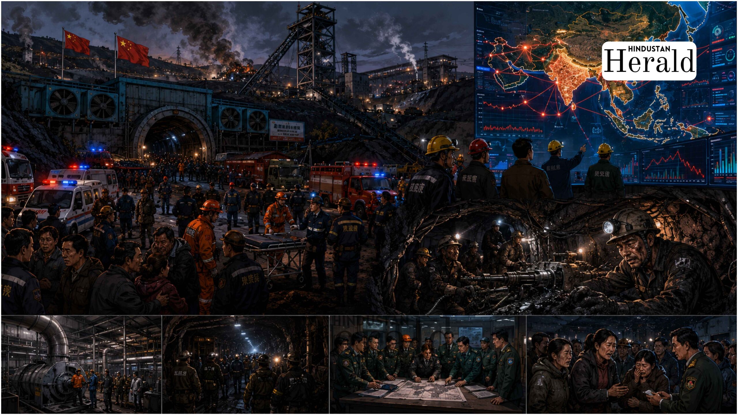 Chinese President Xi Jinping issuing directives on coal mine safety and rescue operations in Shanxi
