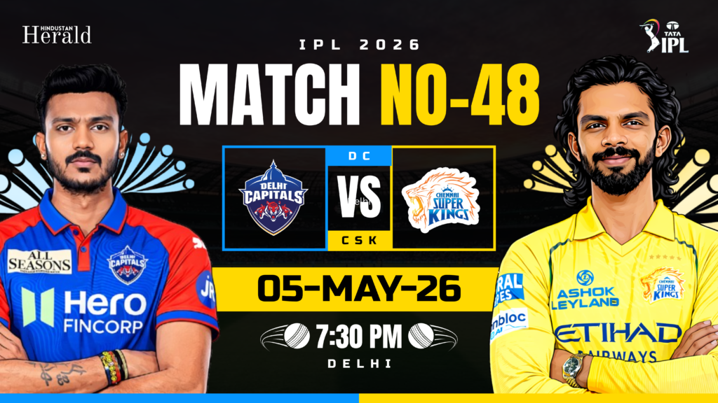 DC vs CSK: Axar wins toss, bats first as both teams chase playoff lifeline at Kotla