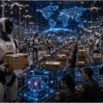 Figure AI F.03 humanoid robot Rose autonomously sorting packages on a live warehouse conveyor line during the 200-hour endurance run