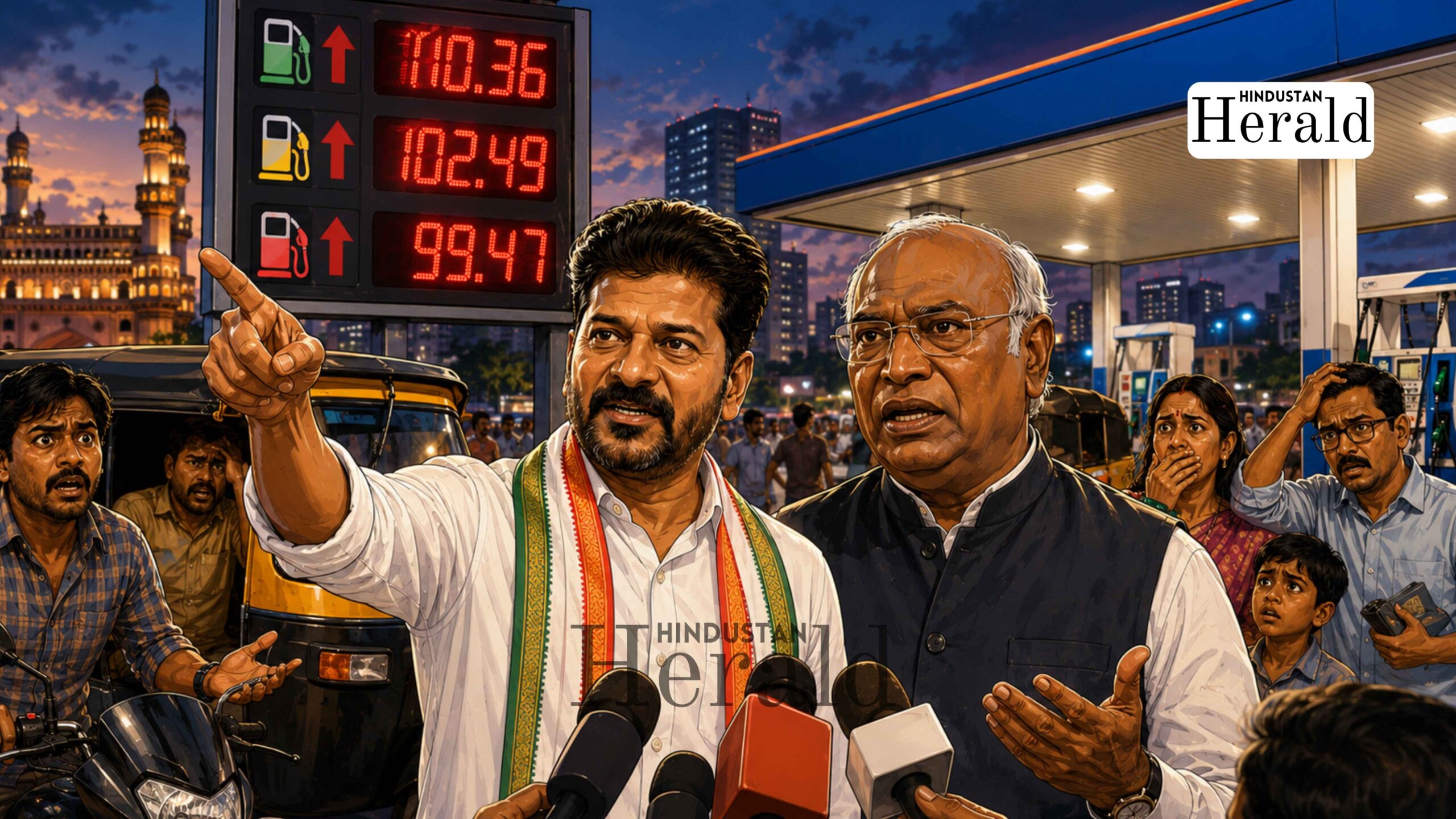 Fuel Price Hike Revanth Reddy