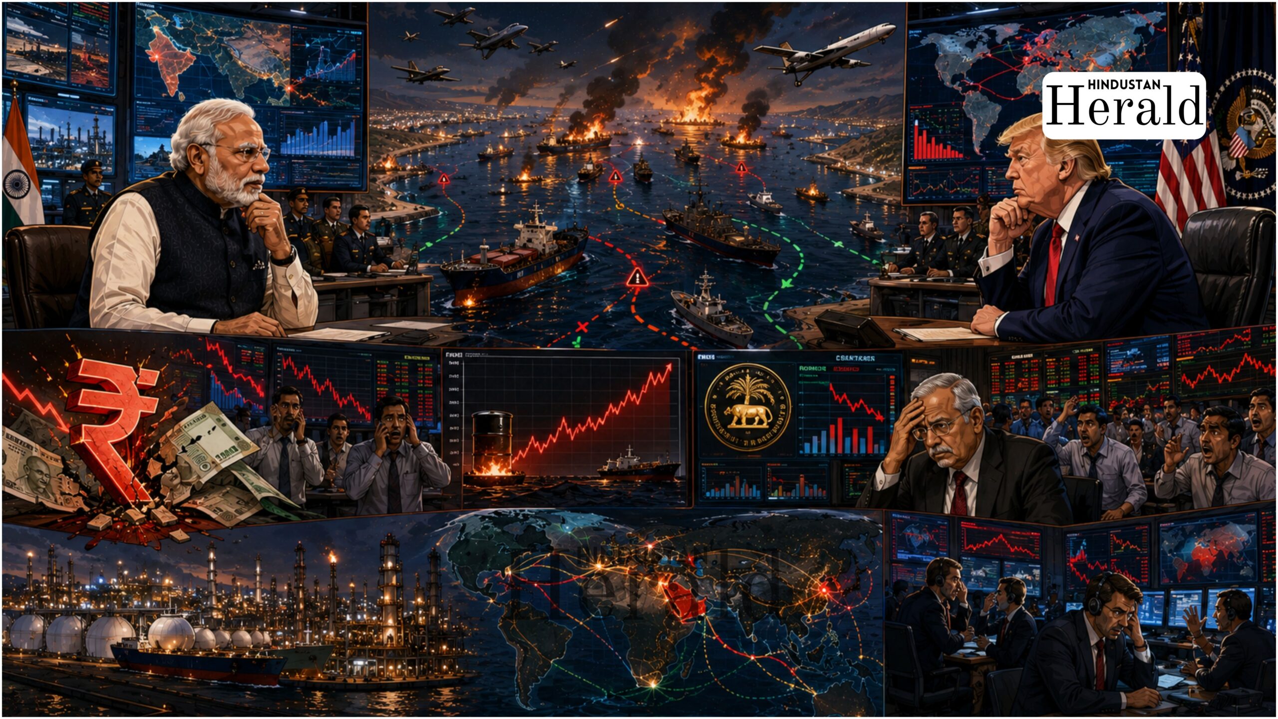 Hormuz blockade disrupts global oil tankers as India faces its worst crude supply crisis in decades amid Trump Iran nuclear tensions in 2026