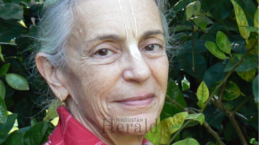Her Grace Visakha Dasi, ISKCON Bhaktivedanta Manor president, at Indian-origin Tushar Kumar mayoral ceremony UK 2026