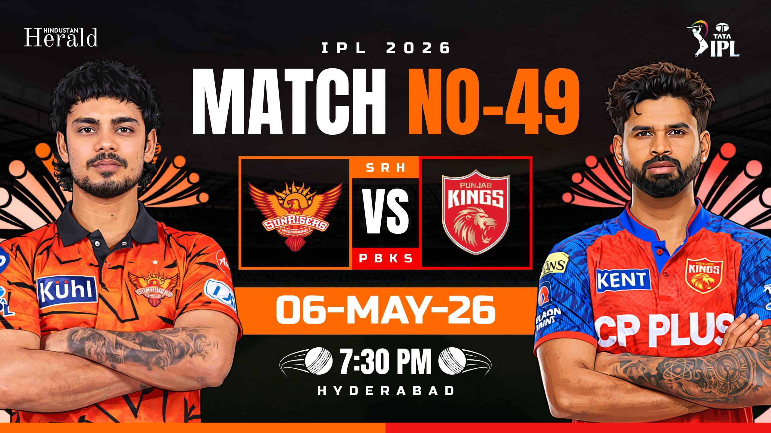 SRH Vs PBKS