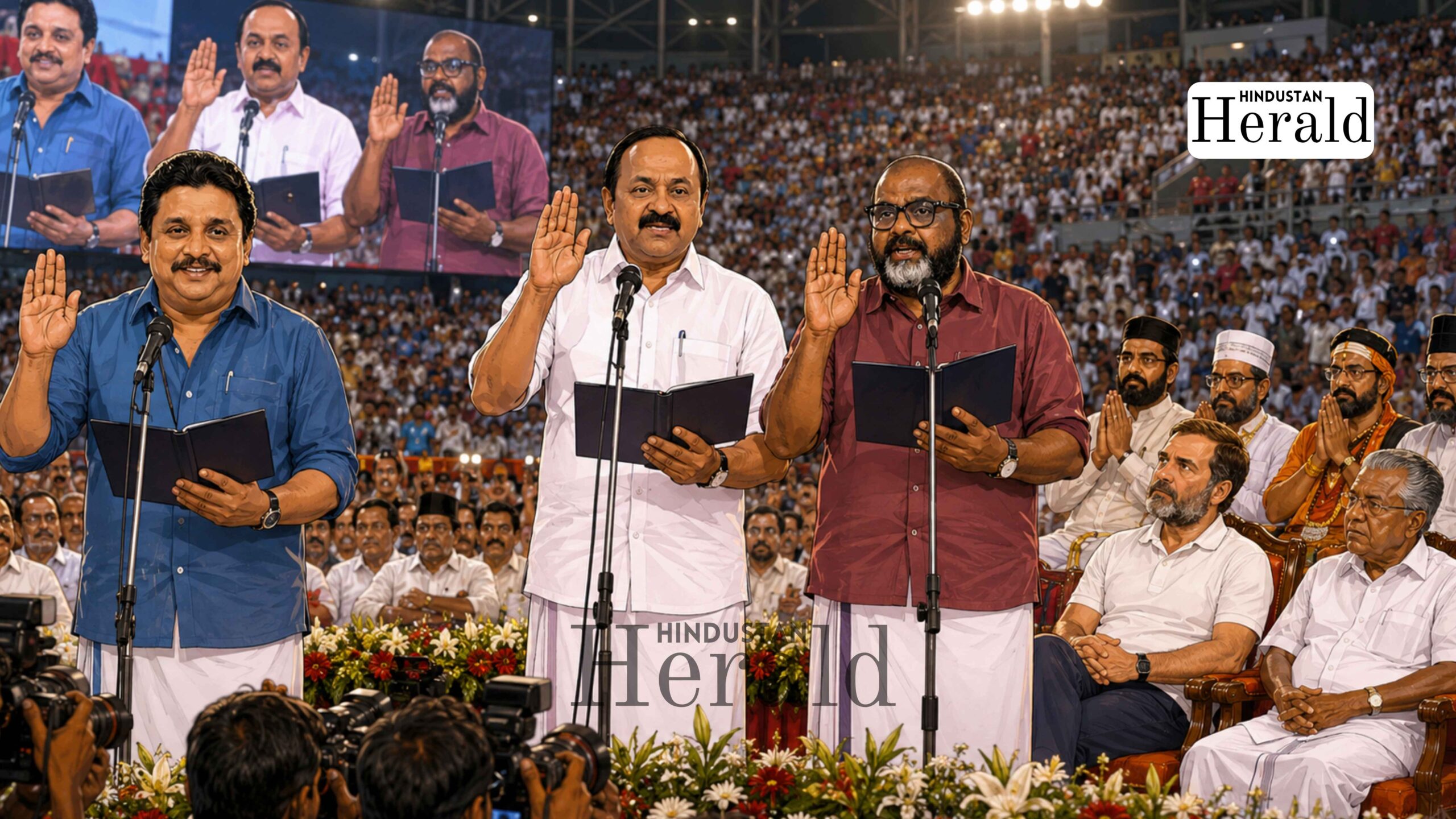 Shibu Baby John and CP John, VD Satheesan