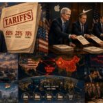 Trump tariff refunds petition documents filed by US companies at USTR federal agency Washington 2025