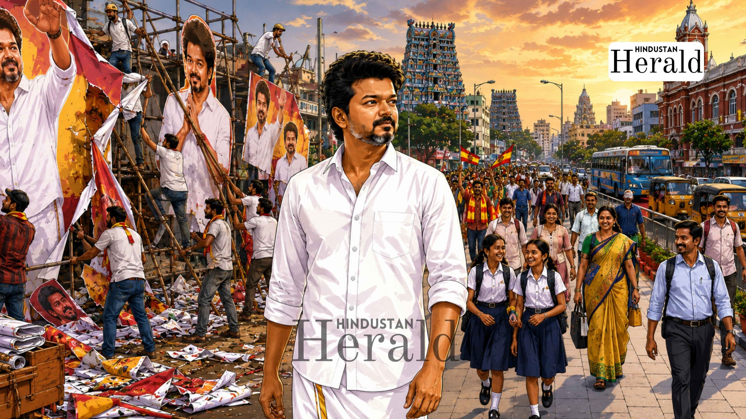 Vijay TVK Banners