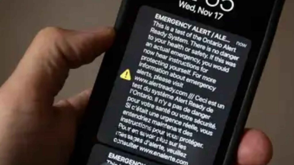 Cell broadcast alert 
