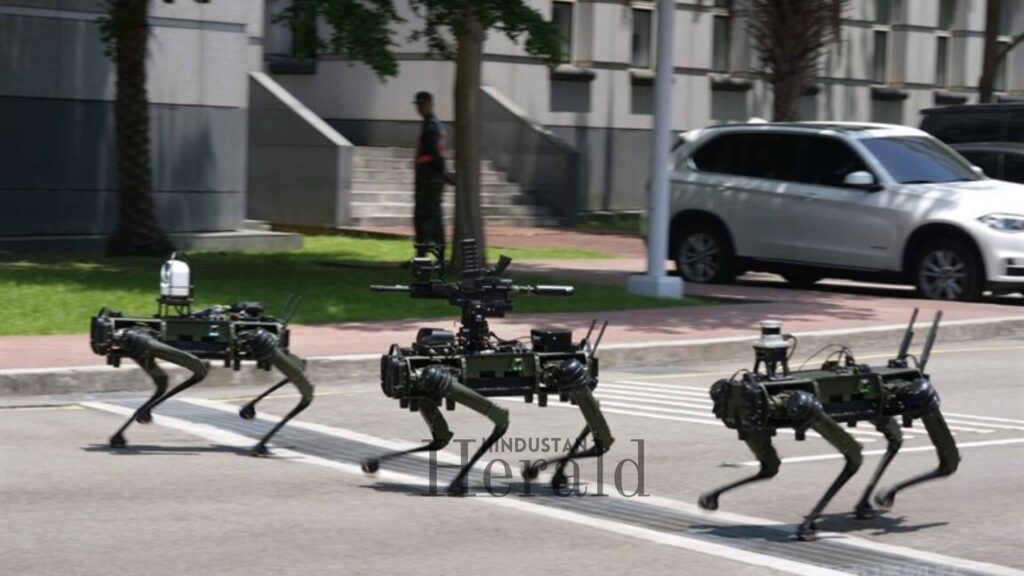 Chung-Shan Institute's robot dog project
