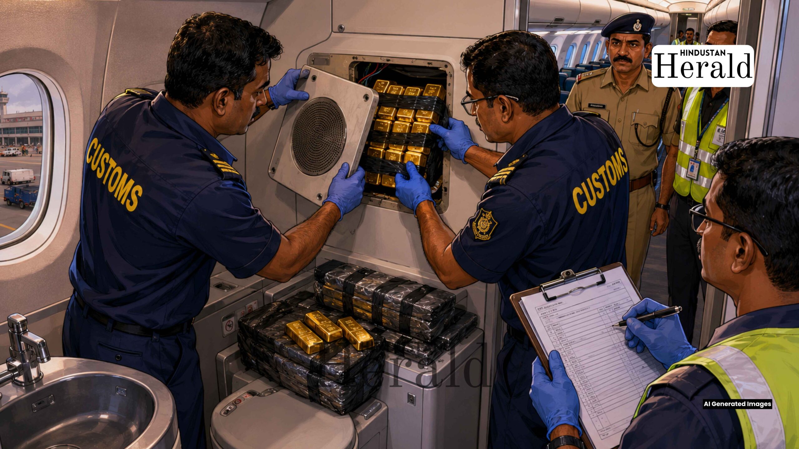 Customs Seize Gold