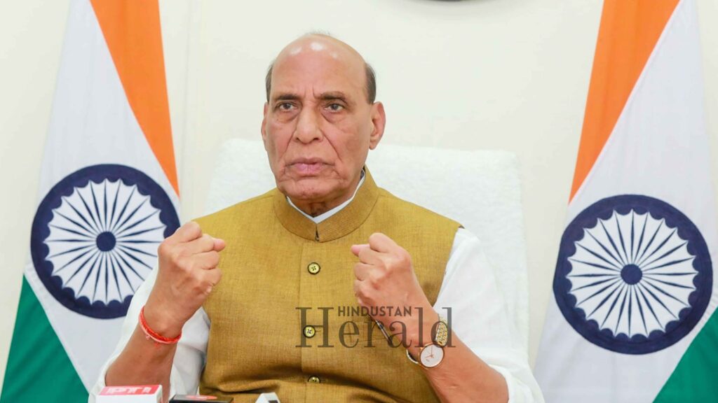 Defence Minister Rajnath Singh