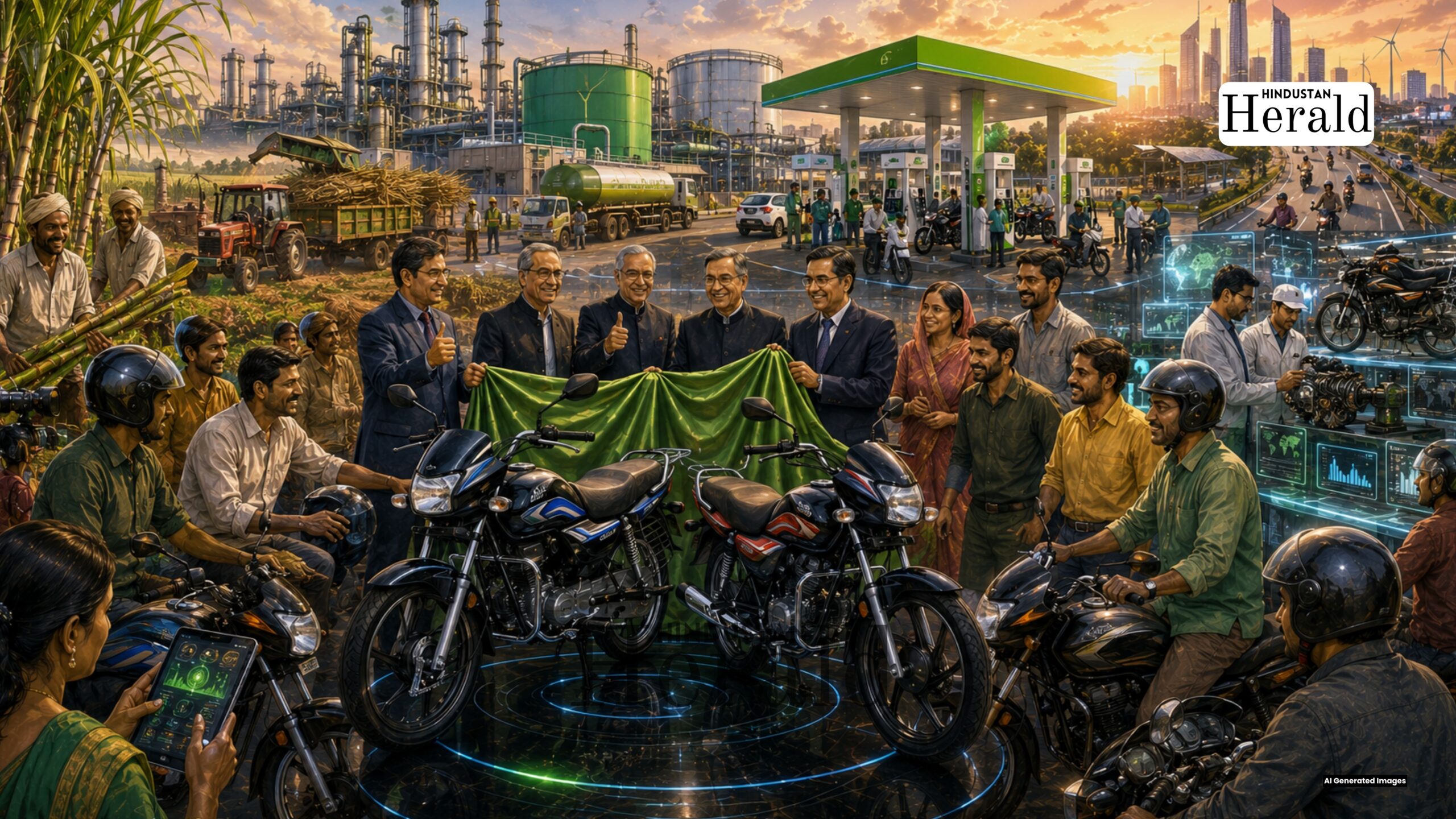 Hero MotoCorp Flex-Fuel Motorcycle