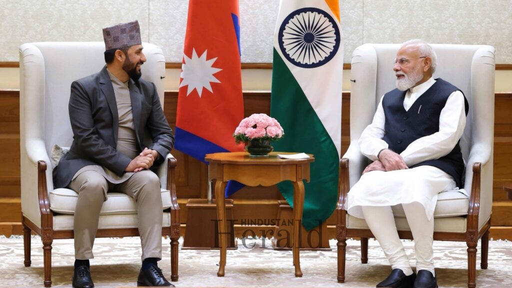  PM Modi met RSP Chairman Lamichhane