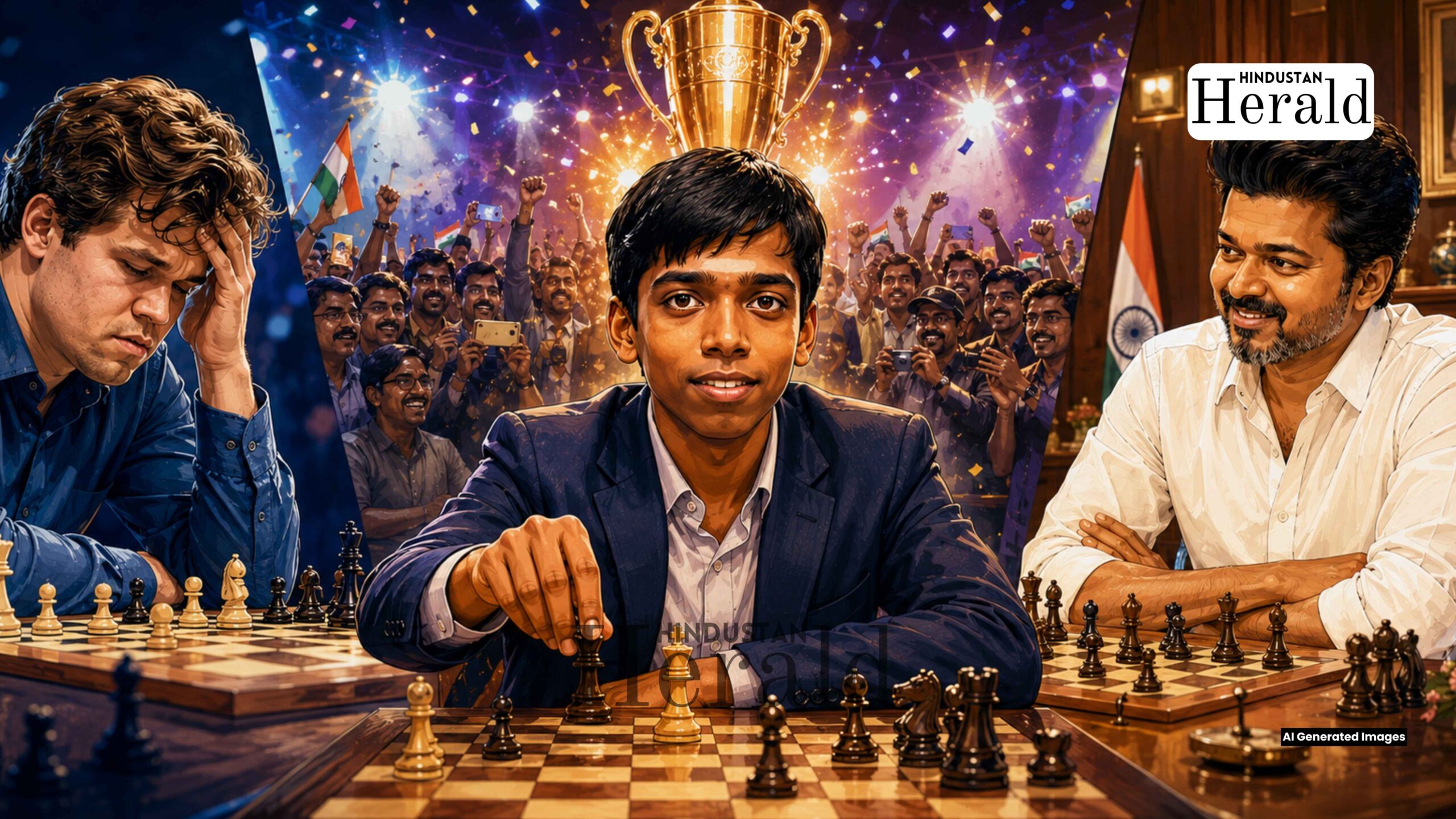 Praggnanandhaa and Vijay