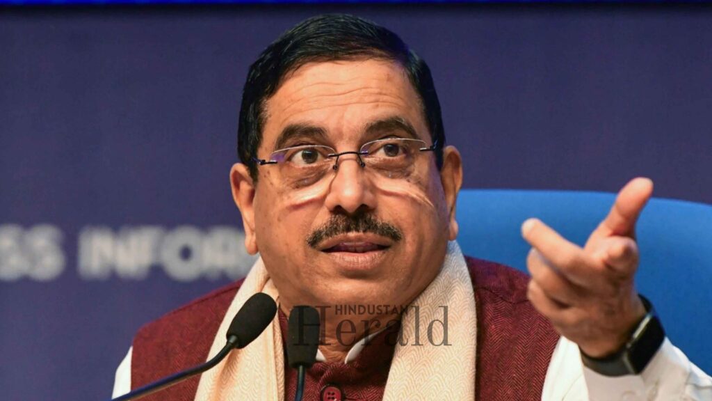 Union Minister Pralhad Joshi